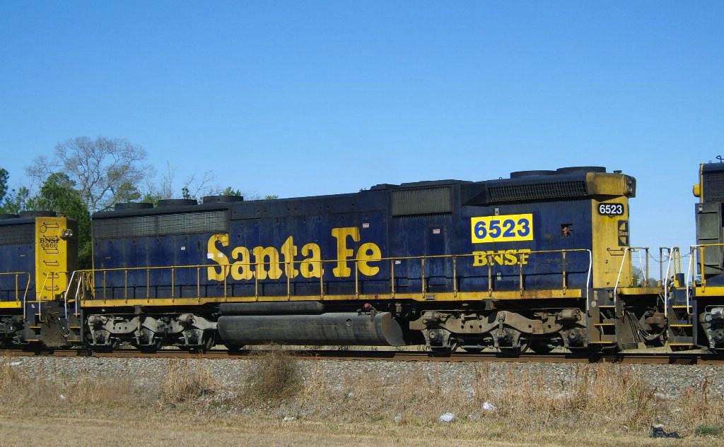 BNSF 6523 is Renumbered BNSF 7508 1-25-07